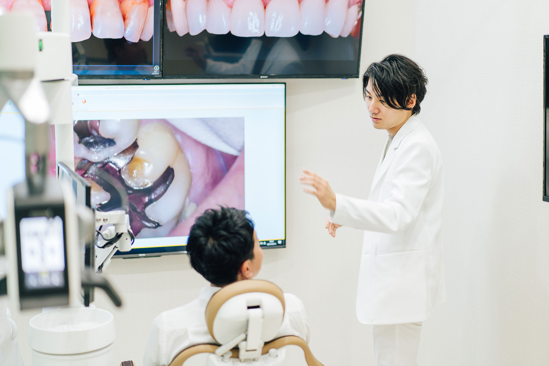 渋谷の歯医者 渋谷マロン歯科Tokyoの大きな画像を使用した治療説明