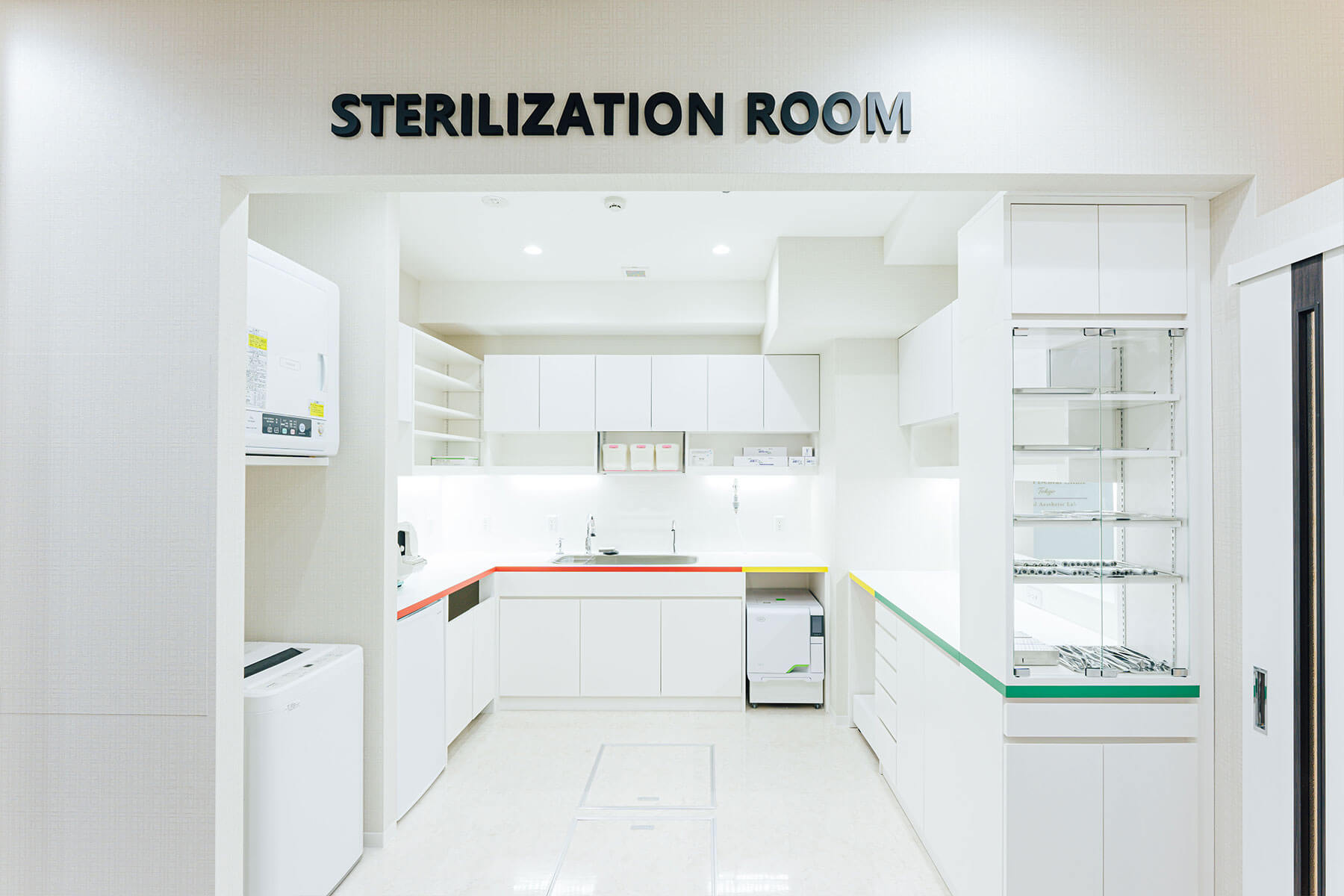 渋谷の歯医者 渋谷マロン歯科Tokyoの徹底した衛生管理を実施する洗浄滅菌室